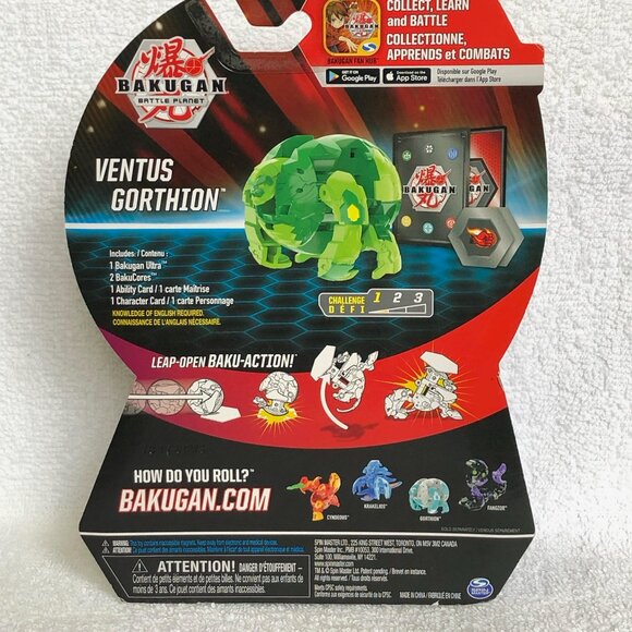Sealed Bakugan Battle Planet Battle Brawlers (6045145) Ventus Gorthion Ultra!! - Picture 4 of 4